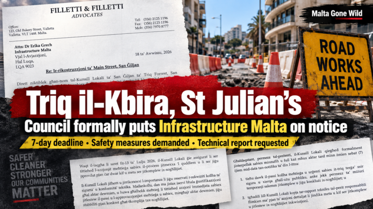 triq il-kbira st julians local council report