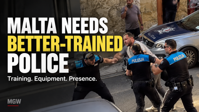 Valletta Police Confrontation Editorial